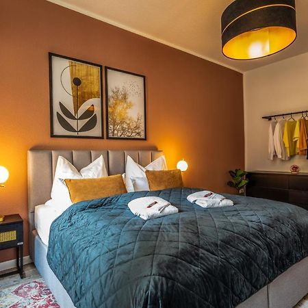 Maremar - Design Apartment - Luxus Boxspringbett - Zentral - Kueche - Arbeitsplatz - Highspeed Wlan Gera Luaran gambar