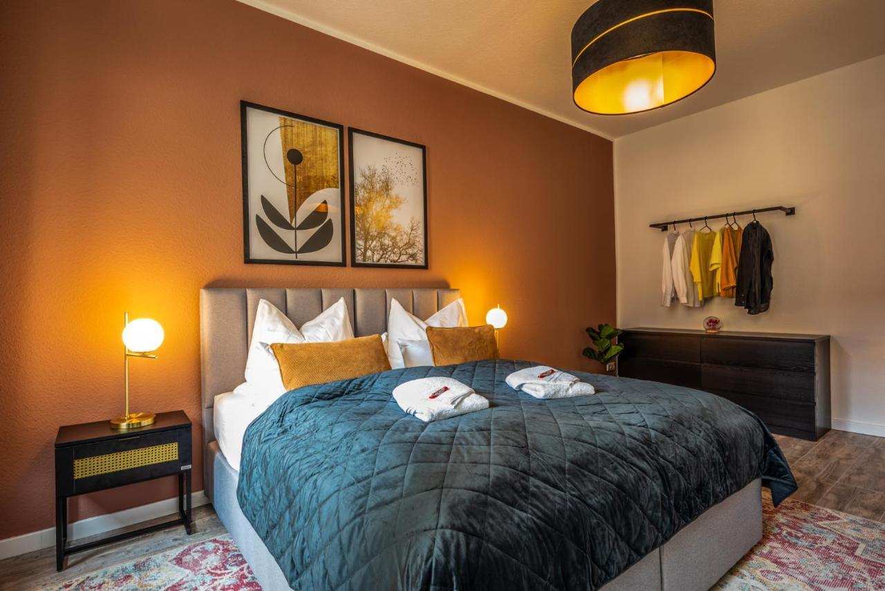 Maremar - Design Apartment - Luxus Boxspringbett - Zentral - Kueche - Arbeitsplatz - Highspeed Wlan Gera Luaran gambar