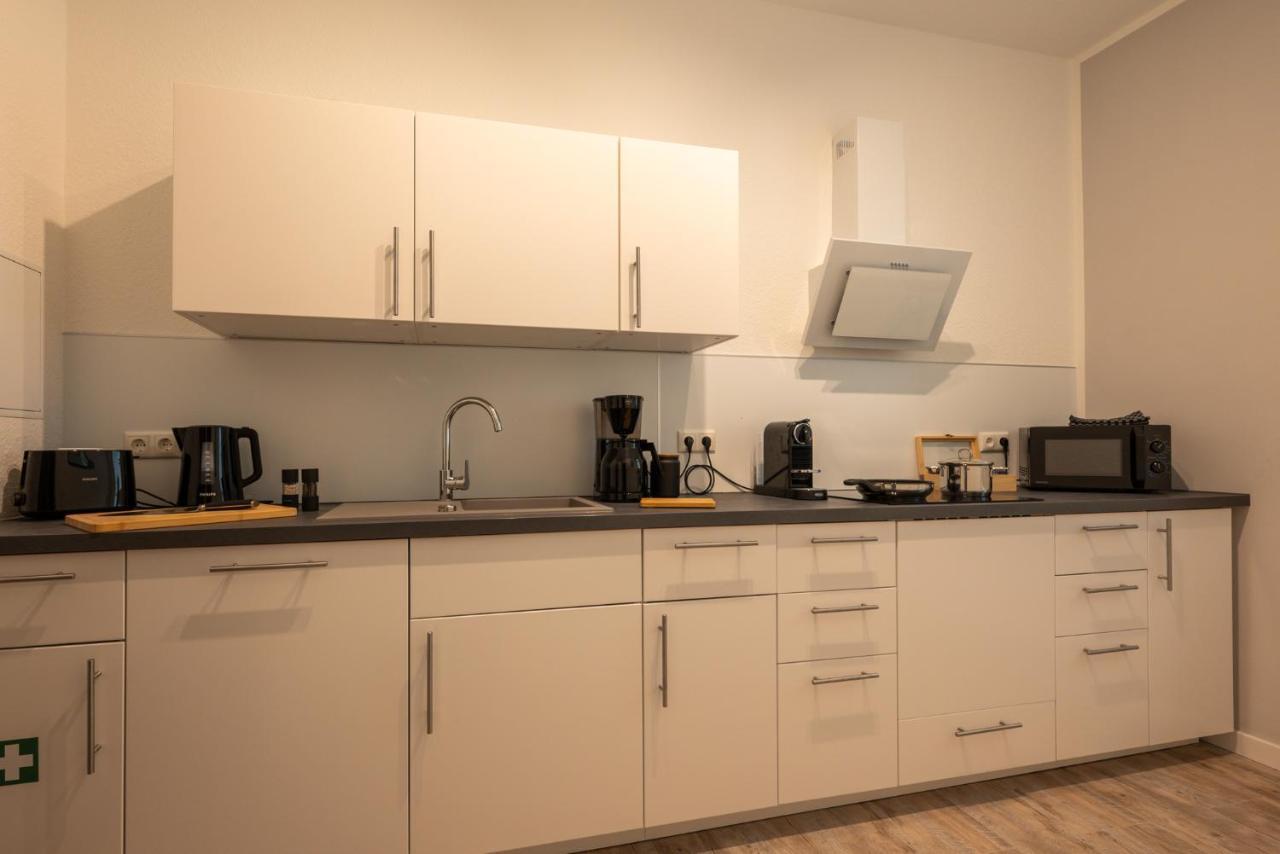 Maremar - Design Apartment - Luxus Boxspringbett - Zentral - Kueche - Arbeitsplatz - Highspeed Wlan Gera Luaran gambar