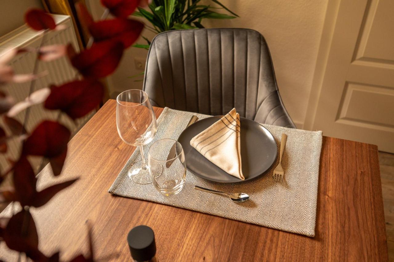 Maremar - Design Apartment - Luxus Boxspringbett - Zentral - Kueche - Arbeitsplatz - Highspeed Wlan Gera Luaran gambar