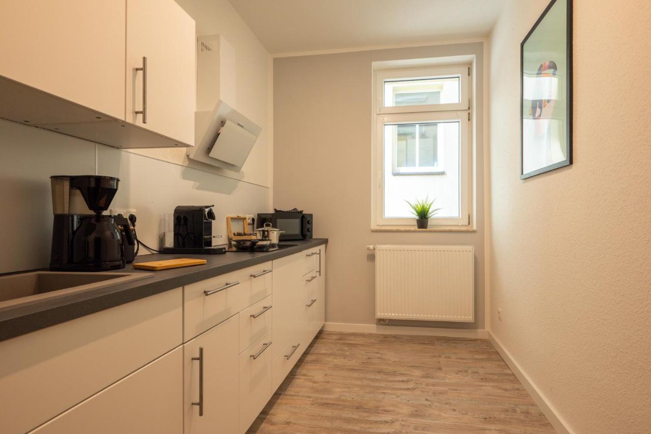 Maremar - Design Apartment - Luxus Boxspringbett - Zentral - Kueche - Arbeitsplatz - Highspeed Wlan Gera Luaran gambar