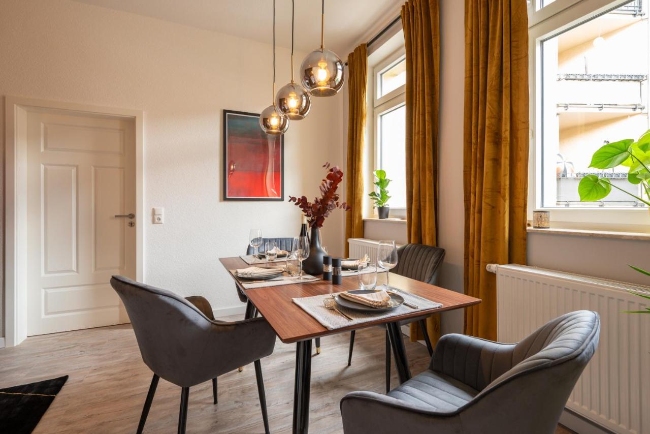 Maremar - Design Apartment - Luxus Boxspringbett - Zentral - Kueche - Arbeitsplatz - Highspeed Wlan Gera Luaran gambar